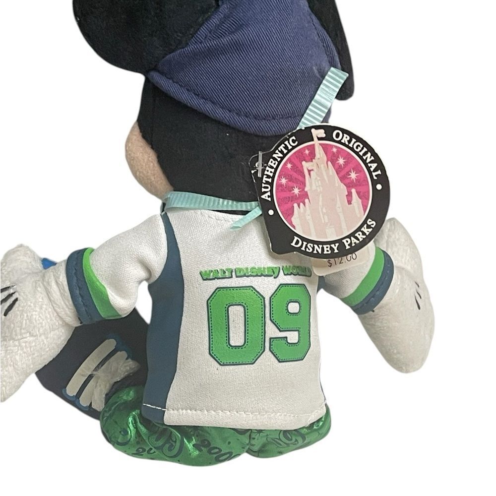 Disney 2009 Mickey Mouse Disney World 10”Plush Blue, White and Green Outfit - Picture 8 of 16
